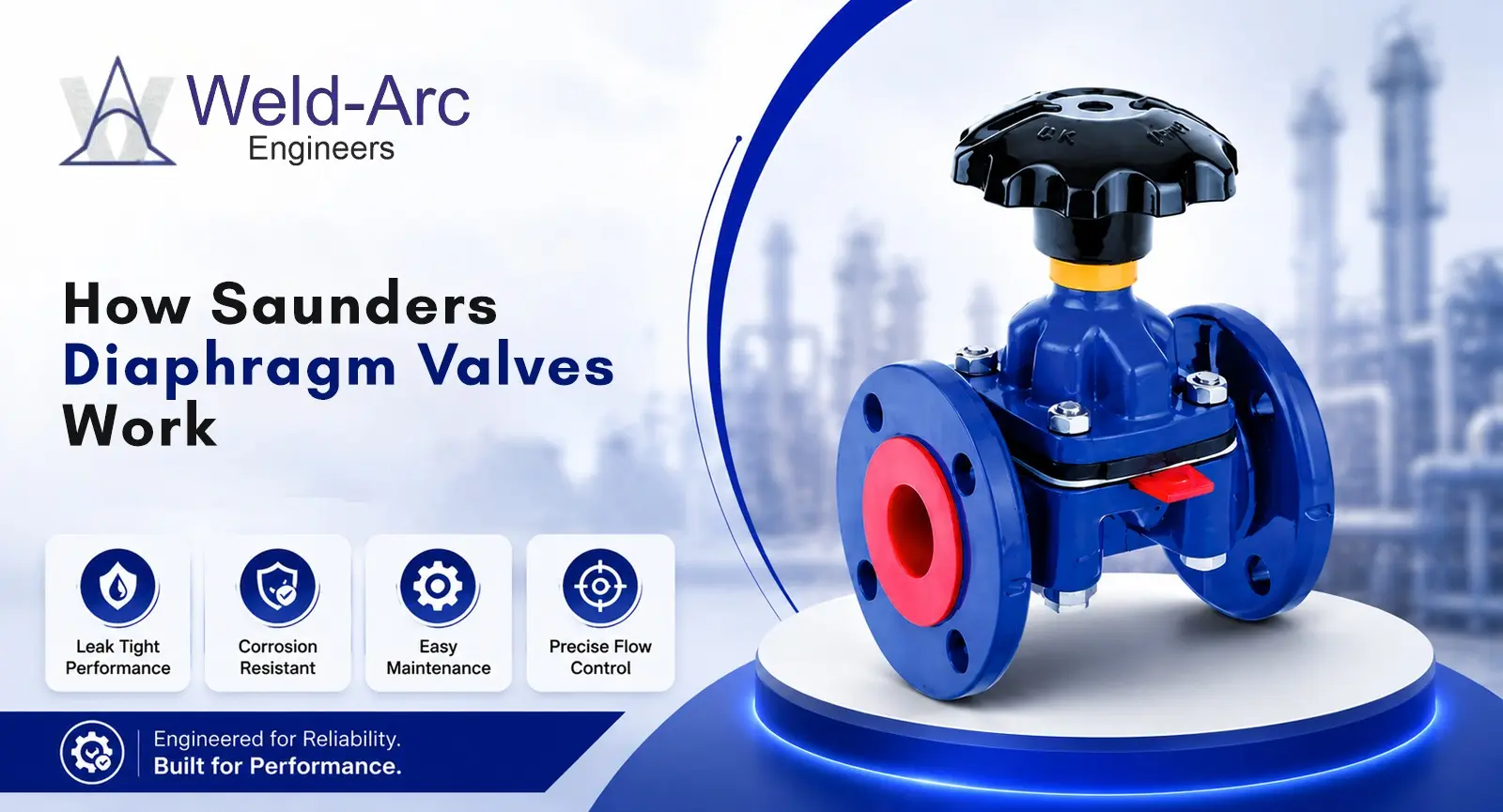 Saunders-Diaphragm-Valves- Working & Benefits